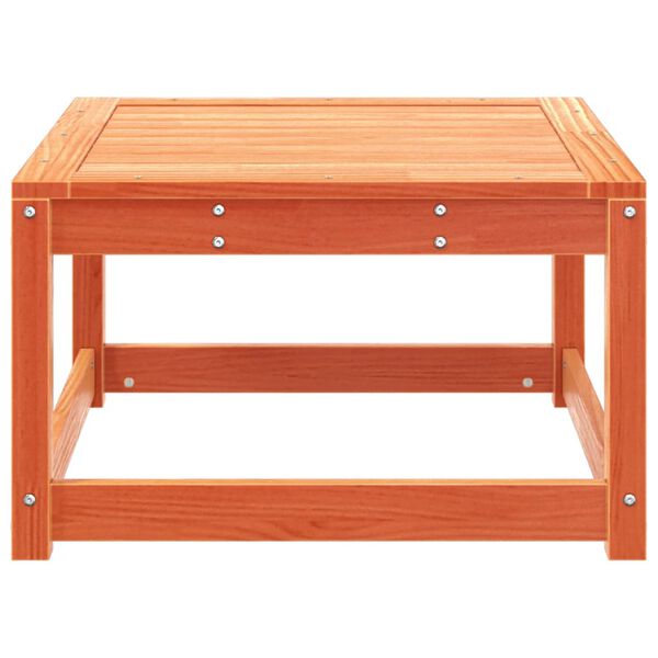 vidaXL Gartenhocker Wachsbraun Massivholz Kiefer