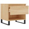 vidaXL Couchtische 2 Stk. Sonoma-Eiche 50x46x50 cm Holzwerkstoff