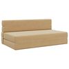 vidaXL Faltbares Sofa Bett Matratze Gr&uuml;n Grau 152 x 86,5 x 60 cm Stoff