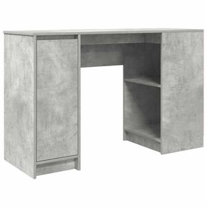 vidaXL Schreibtisch Betongrau 120x42x76 cm Holzwerkstoff