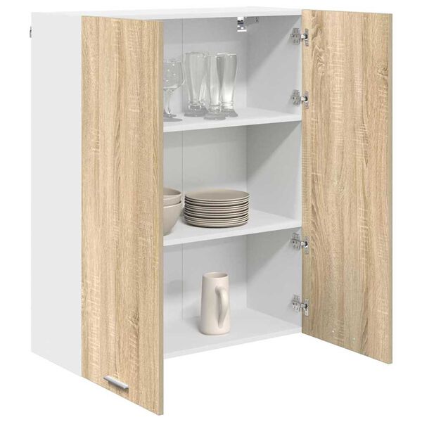 vidaXL H&auml;ngeschrank Sonoma-Eiche 80 x 31 x 100 cm Holzwerkstoff