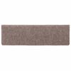 vidaXL Stufenmatten Selbstklebend 20 Stk. 65x21x4 cm Hellbraun Rechteckiger Rand