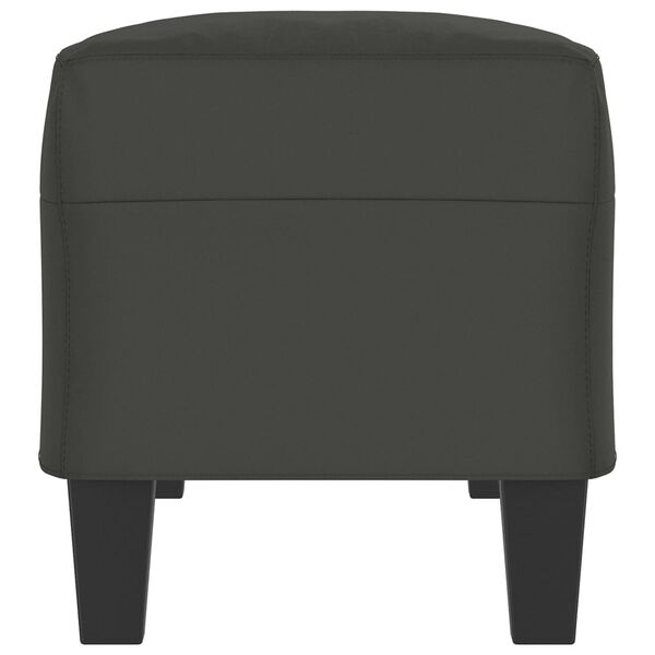 vidaXL Sitzbank Dunkelgrau 100x35x41 cm Mikrofasergewebe