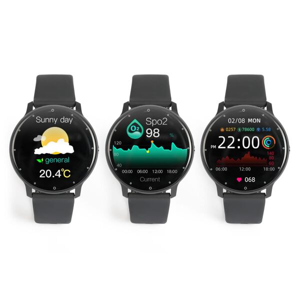 Livoo Multifunktionale Smartwatch Schwarz
