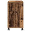 vidaXL Beistelltisch mit Regal Altholz 50 x 30 x 55 cm Holzwerkstoff