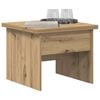 vidaXL Couchtisch Artisan-Eiche 55 x 54,5 x 45 cm Holzwerkstoff