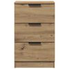 vidaXL Nachttische 2 Stk. Artisan-Eiche 40x36x65 cm Holzwerkstoff