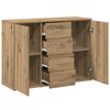 vidaXL Sideboard Artisan-Eiche 88x30x64 cm Holzwerkstoff