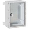 vidaXL Steuerungsschrank Grau 32 x 15 x 35 cm ABS Kunststoff