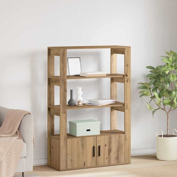 vidaXL Sideboard Artisan-Eiche 30 x 80 x 119.5 cm Holzwerkstoff