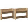 vidaXL Schuhschrank 2 Stk. 81 x 18 x 60 cm Holzwerkstoff Artisan-Eiche