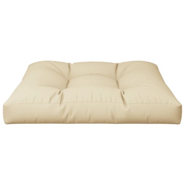 vidaXL Palettensofa-Kissen Beige 70x70x12 cm