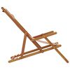 vidaXL Strandst&uuml;hle 2 Stk. Klappbar Taupe Stoff und Massivholz