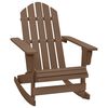 vidaXL Garten-Schaukelstuhl Holz Braun
