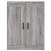 vidaXL Highboard Grau Sonoma 69,5x34x180 cm Holzwerkstoff