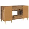 vidaXL Schreibtisch mit Regal Altholz 140 x 50 x 75 cm Holzwerkstoff