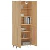 vidaXL Highboard Sonoma-Eiche 69,5x34x180 cm Holzwerkstoff