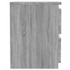 vidaXL Nachttisch Grau Sonoma 30×30×40 cm Holzwerkstoff