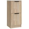 vidaXL Sideboards 3 Stk. Sonoma-Eiche Holzwerkstoff