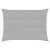 vidaXL Sonnensegel Hellgrau und Wei&szlig; 3,5 x 4,5 m HDPE