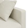 vidaXL Sofa Creme Gesamtabmessungen: 198 x 78 x 80 cm (B x T x H) Samt