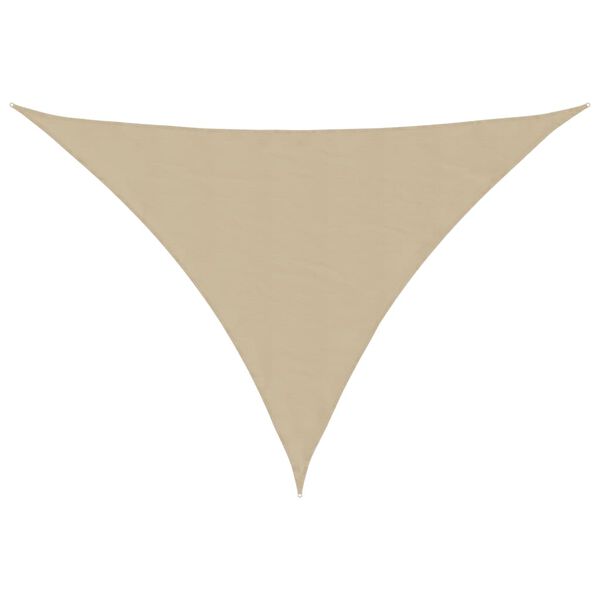 vidaXL Sonnensegel Oxford-Gewebe Dreieckig 5x5x6 m Beige