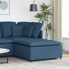 vidaXL Modulares Sofa-Fußhocker-Modul Blau 100 x 100 x 48 cm