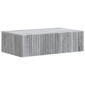 vidaXL Wandmontierter Beistelltisch 59 x 34,5 x 17 cm Holzwerkstoff
