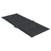vidaXL Gartenstuhlauflagen für Hochlehner 2 Stk. Schwarz 120x50x3 cm
