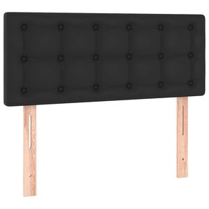 vidaXL Kopfteil Schwarz 80x5x78/88 cm Kunstleder