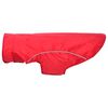 vidaXL Hunde Regenmantel mit Reflexstreifen Polyester Rot 2XL