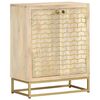 vidaXL Sideboard mit 2 T&uuml;ren 55x30x70 cm Massivholz Mango