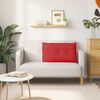 vidaXL R&uuml;ckenkissen Rot 80 x 19 x 50 cm Stoff