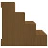 vidaXL Haustiertreppe Honigbraun 40x49x47 cm Massivholz Kiefer