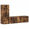 vidaXL 3-tlg. TV-Schrank-Set R&auml;uchereiche Holzwerkstoff