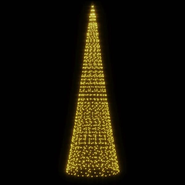 vidaXL LED-Weihnachtsbaum 1534 LEDs Warmwei&szlig; 500 cm