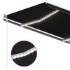 vidaXL Automatische Markise mit LED Windsensor 400x300 cm Anthrazit