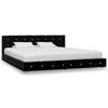vidaXL Bettgestell Schwarz Samt 180x200 cm