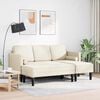vidaXL Sofa Set mit Kissen 2 pcs Leinen Polyester