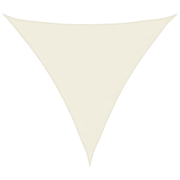 vidaXL Sonnensegel Creme 2x2x2 m 100% Polyester Oxford
