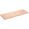 vidaXL Wandregal Hellbraun 160x60x(2-4) cm Massivholz Eiche Behandelt