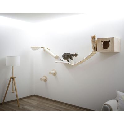 Kerbl Kletterwand für Katzen Andes 52x40x32 cm Natur und Weiß