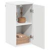 vidaXL Badezimmerschrank Wei&szlig; 30 x 31,5 x 61 cm Holzwerkstoff & Metall