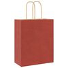 vidaXL Papiertragetaschen 50 Stk. mit Henkeln Rot 18x8x22 cm