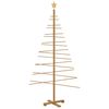 vidaXL Holz Weihnachtsbaum Braun 180 cm Bambus