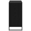vidaXL Sideboard Schwarz Eichen-Optik 79 x 36 x 75.5 cm Holzwerkstoff