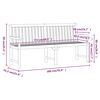 vidaXL Gartenbank 180 cm Massivholz Akazie