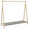 vidaXL Kleiderst&auml;nder mit Ablagen 106x34x102 cm Bambus