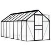 vidaXL Gew&auml;chshaus Anthrazit Aluminium 8,17 m&sup2;