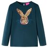 vidaXL Kinder-Langarmshirt Dunkelgr&uuml;n 128